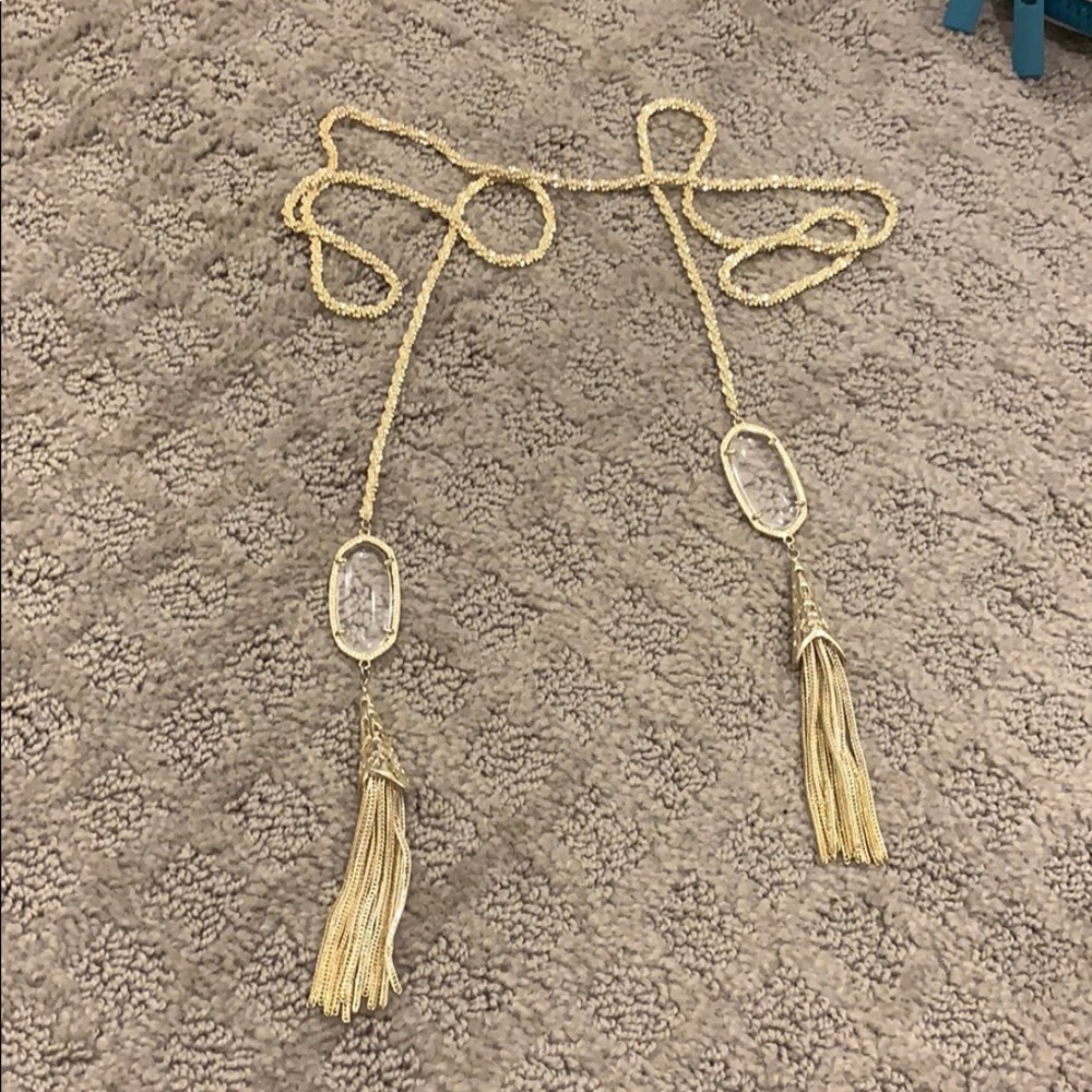 Kendra Scott Megan gold wrap necklace